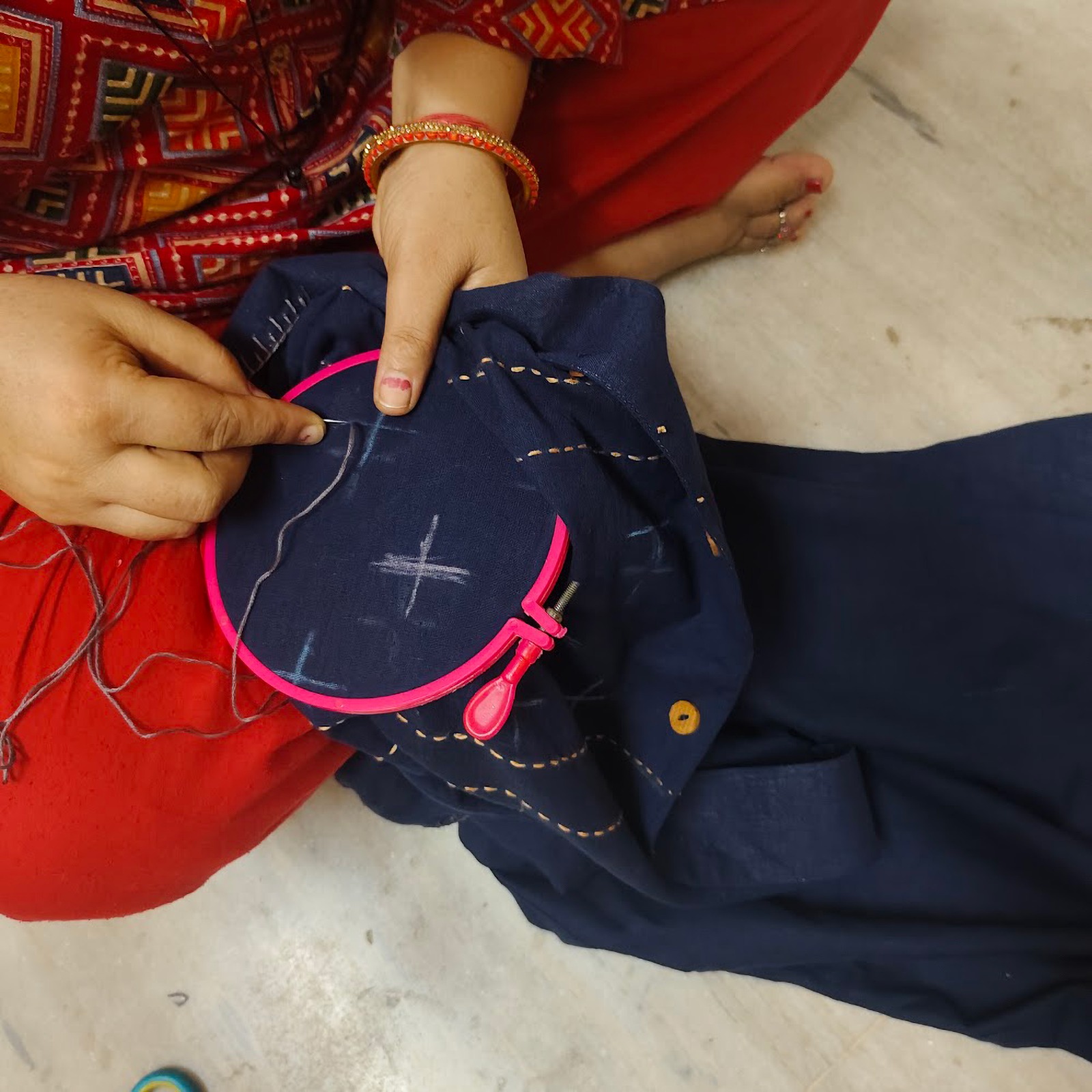 Textile exploration and workshop
